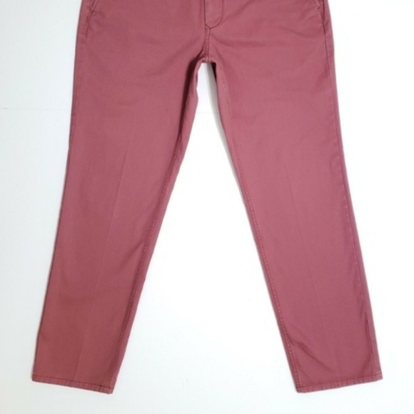 Bonobos ATHLETIC FIT Slim Red Chino Pants 32 30 - Picture 3 of 8